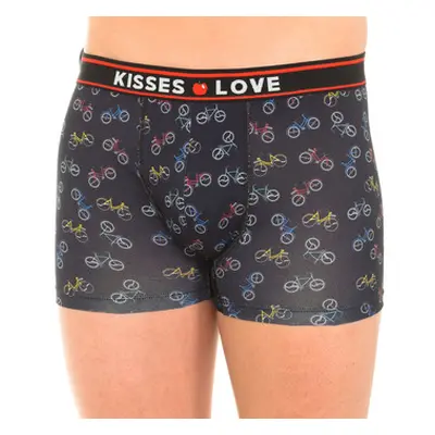 Kisses&Love KLB5-10005 men's Boxer shorts in Multicolour