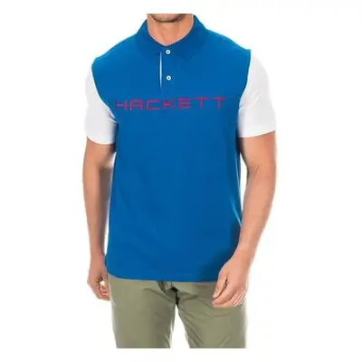 Hackett HMX1008B-SNORKEL men's Polo shirt in Multicolour