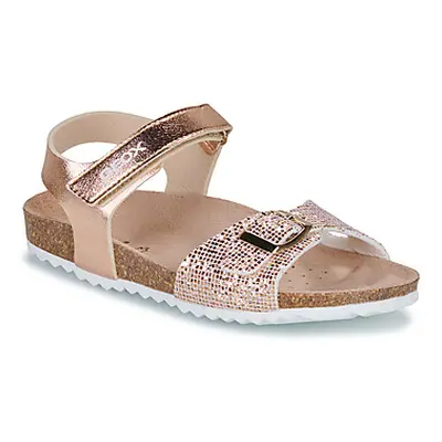 Geox J ADRIEL GIRL girls's Children's Sandals in Gold