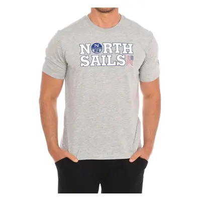 North Sails 9024110-926 men's T shirt in Grey