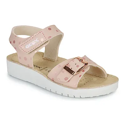 Geox J SANDAL COSTAREI GI girls's Children's Sandals in Pink