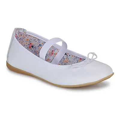 Pablosky LEYRE girls's Children's Shoes (Pumps / Ballerinas) in White