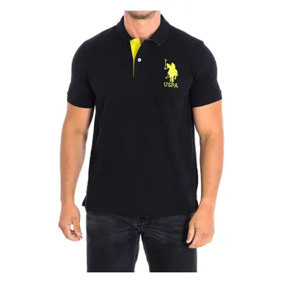 U.S Polo Assn. 64779-199 men's Polo shirt in Black