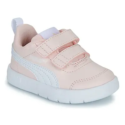 Puma Courtflex V3 V Inf girls's Children's Shoes (Trainers) in Pink