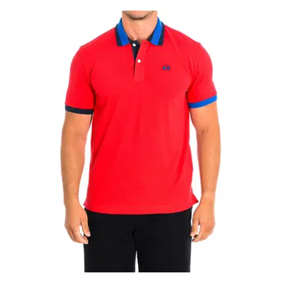 La Martina TMP008-PK001-06008 men's Polo shirt in Red