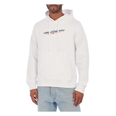 Diesel A12751-1RIAJH-JH100 men's Sweatshirt in White