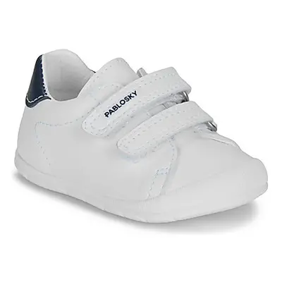 Pablosky ZIGGY girls's Children's Shoes (Trainers) in White