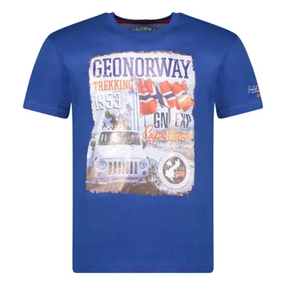 Geo Norway SW1959HGNO-ROYAL BLUE men's T shirt in Blue