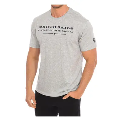 North Sails 9024020-926 men's T shirt in Grey