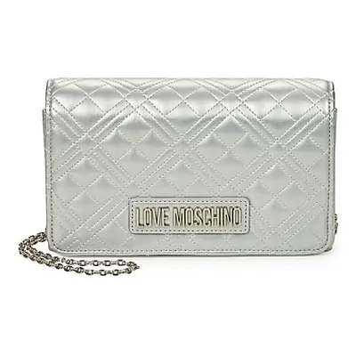 Love Moschino SMART DAILY BAG JC4079 women's Shoulder Bag in Silver