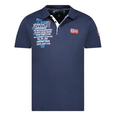 Geographical Norway SY1309HGN-Navy men's Polo shirt in Marine