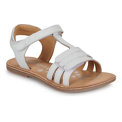 Kickers DIAMANTO girls's Children's Sandals in White