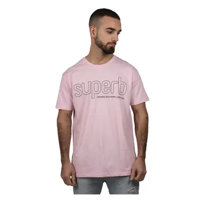 Superb 1982 HK150PKN-SUPERBLINE-ROSA men's T shirt in Pink