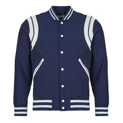 Harrington VARSITY men's Jacket in Blue