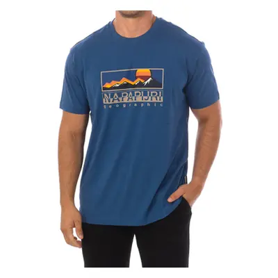 Napapijri NP0A4GM4-BS5 men's T shirt in Blue