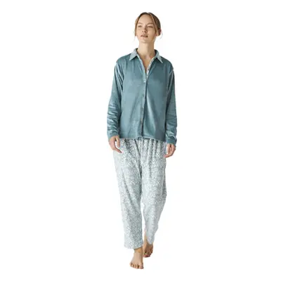 J&j Brothers JJBEP1001 women's Sleepsuits in Blue