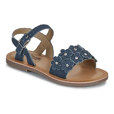 Citrouille et Compagnie FLEURS girls's Children's Sandals in Blue