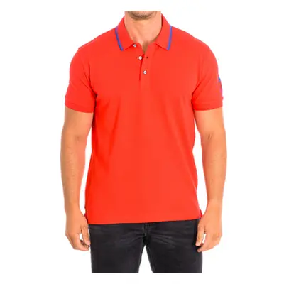 U.S Polo Assn. 61677-351 men's Polo shirt in Red