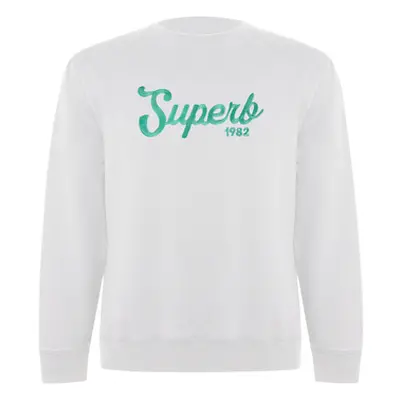 Superb 1982 SPRBSU-001-WHITE men's Sweatshirt in White