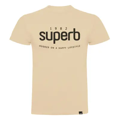 Superb 1982 3000-CREAM men's T shirt in Beige