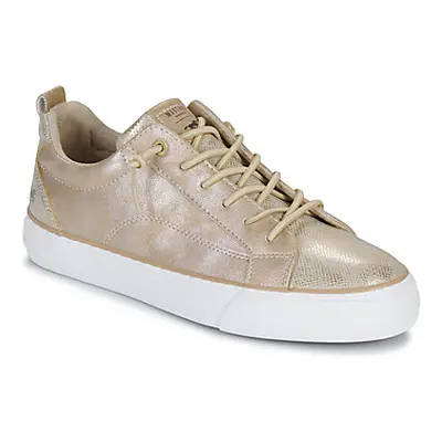 Mustang 1272311 women's Shoes (Trainers) in Gold