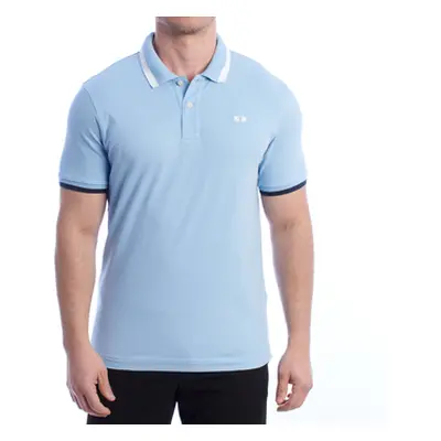 La Martina YMP006-PK001-07003 men's Polo shirt in Blue