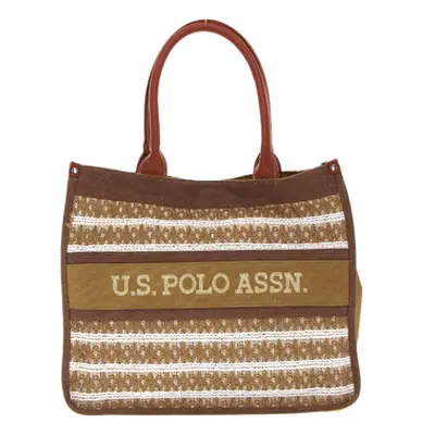 U.S Polo Assn. BEUDD5386WUP-NATURAL women's Shopper bag in Yellow