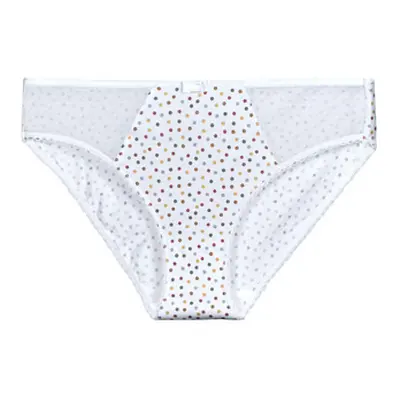 DIM GENEROUS COTON BIO women's Knickers/panties in White