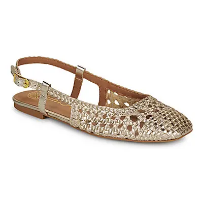 Unisa BREJO women's Shoes (Pumps / Ballerinas) in Gold