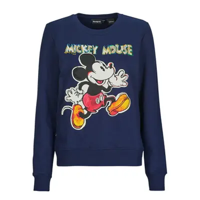 Desigual AVERY MICKEY women's Sweatshirt in Marine