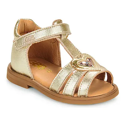 GBB DAPHNE girls's Children's Sandals in Gold