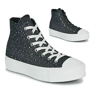 Converse Chuck Taylor All Star Lift Millennium Glam women's Shoes (High-top Trainers) in Black