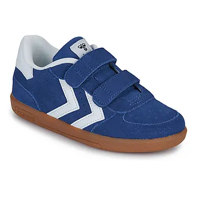 Hummel VICTORY SUEDE II boys's Children's Shoes (Trainers) in Blue