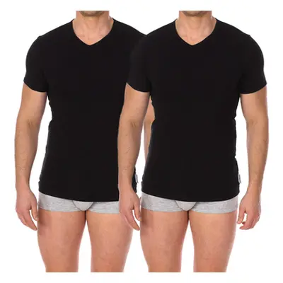 Bikkembergs BKK1UTS02BI-BLACK men's T shirt in Black