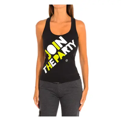 Zumba Z1T00360-NEGRO women's Vest top in Black