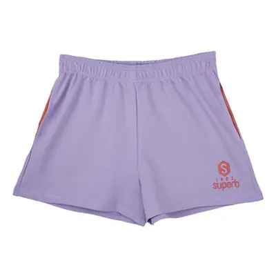 Superb 1982 SPRBSH-2201-LILAC-CREAM women's Shorts in Purple