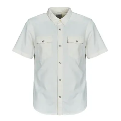 Levis SS RELAXED FIT WESTERN men's Short sleeved Shirt in White