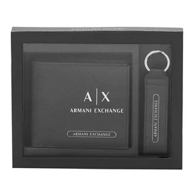 Armani Exchange BARCELONA GIFT SET men's Purse wallet in Black