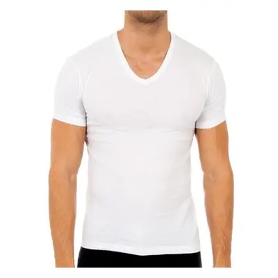 Abanderado 0508-BLANCO men's T shirt in White