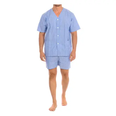 Kisses&Love KL30195 men's Sleepsuits in Blue