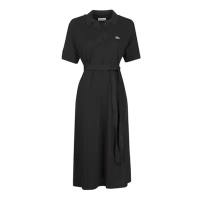 Lacoste KONNI women's Long Dress in Black