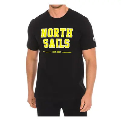 North Sails 9024060-999 men's T shirt in Black