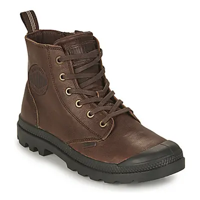 Palladium PAMPA ZIP LTH ESS men's Mid Boots in Brown