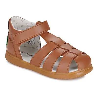 Kickers KICK FLO girls's Children's Sandals in Brown