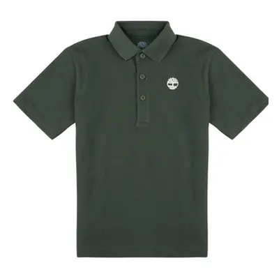 Timberland T60437 boys's Children's polo shirt in Kaki