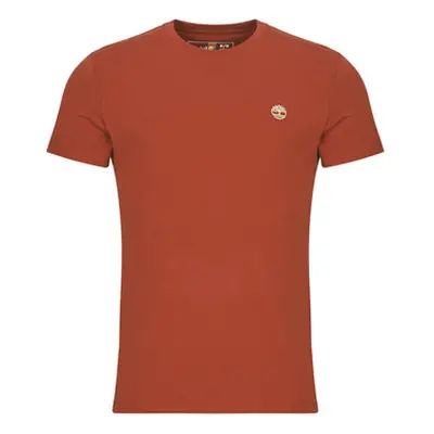 Timberland DUNSTAN RIVER SHORT SLEEVE TEE men's T shirt in Orange