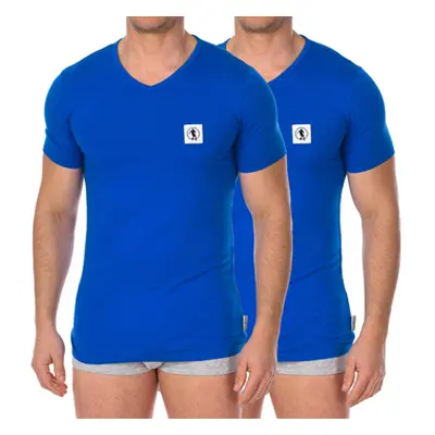 Bikkembergs BKK1UTS08BI-BLUE men's T shirt in Blue