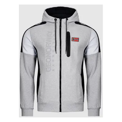 Geographical Norway FAGOZIP men's Sweatshirt in Grey