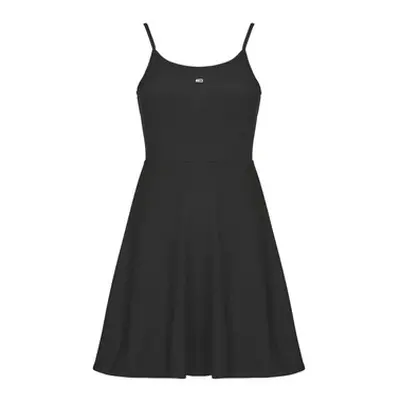 Tommy Jeans TJW ESSENTIAL STRAP FLARE DRESS women's Dress in Black