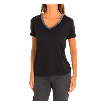 Zumba Z1T00506-NEGRO women's T shirt in Black